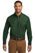 W100-Port Authority® Long Sleeve Carefree Poplin Shirt